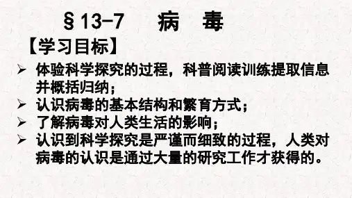 第七节病毒课件(北京版)