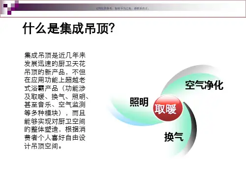 集成吊顶产品知识