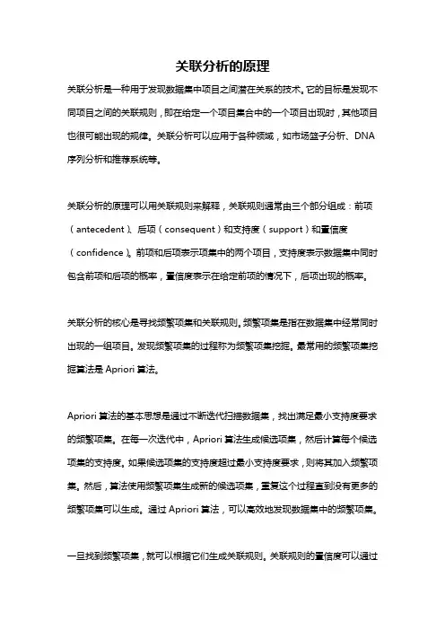 关联分析的原理