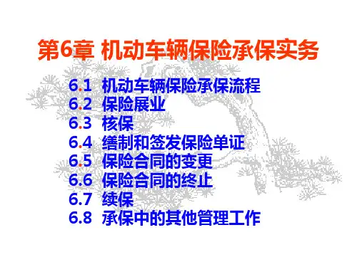 承保实务