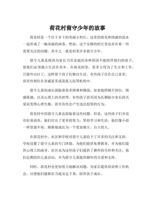 荷花村留守少年的故事