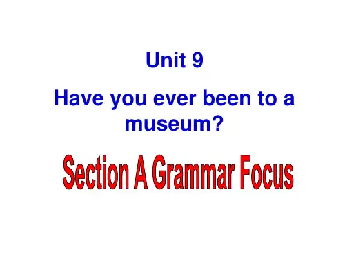 2014年新目标人教版八年级英语下册Unit9-Have--you--ever--been--to-