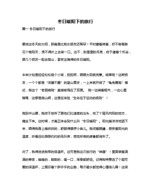 作文《冬日暖阳下的旅行》