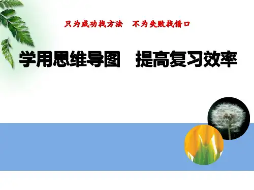 思维导图讲座精品PPT课件