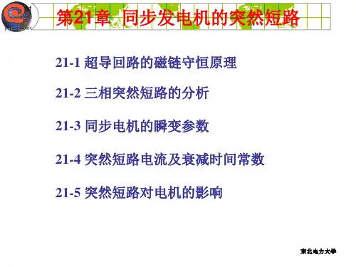 东北电力大学电机学ppt讲义第21章