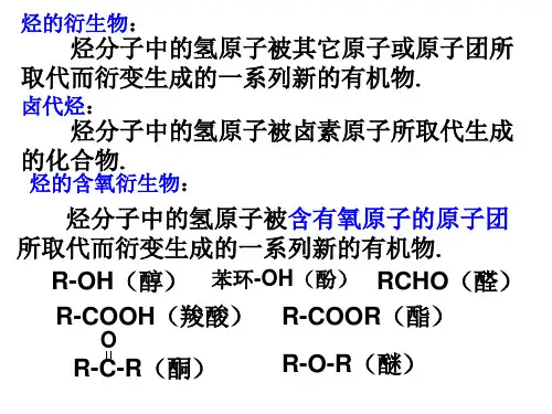 人教版化学选修五第三章第一节--醇-酚教学课件