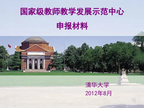 3清华大学教师教学发展中心演示
