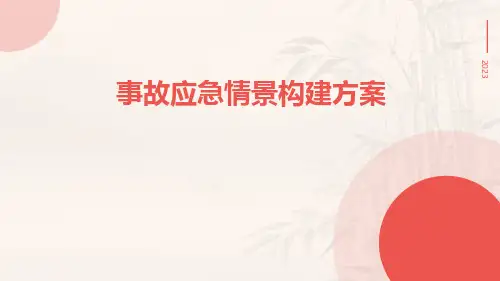 事故应急情景构建方案