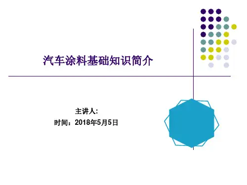 汽车涂料基础培训