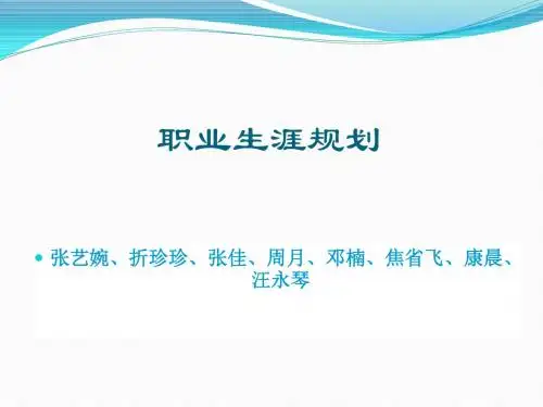 职业规划PPT