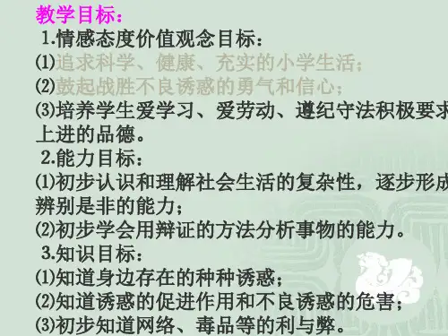 六年级上册品德课件-1.4《学会拒绝》-｜人教新课标---(共39张)
