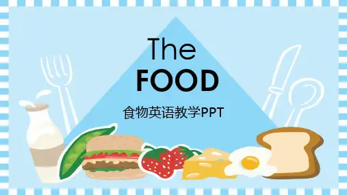 食物英语教学PPT模板