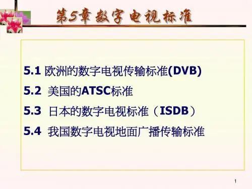 第5章 数字电视标准