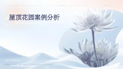 屋顶花园案例分析