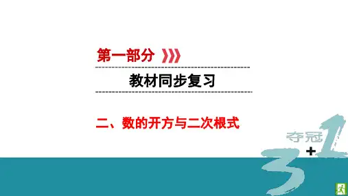 2、数的开方与二次根式PPT课件