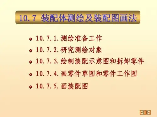 10-4装配体测绘及装配图的画法(精)