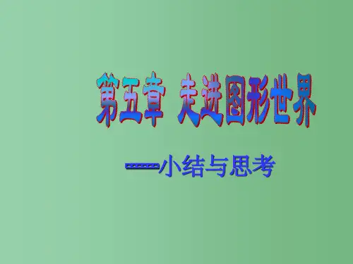 七年级数学上册 5.5.1走进图形世界课件 华师大版