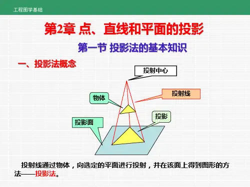 《工程图学基础》第2章 点、直线和平面的投影