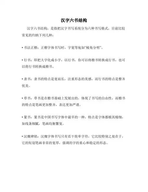 汉字六书结构