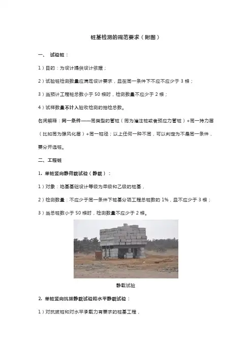 桩基检测的规范要求(附图)