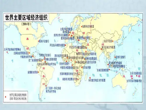 当今世界经济区域集团化趋势