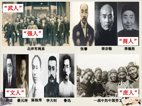 【统编版】北洋军阀统治时期的政治、经济与文化PPT课件1