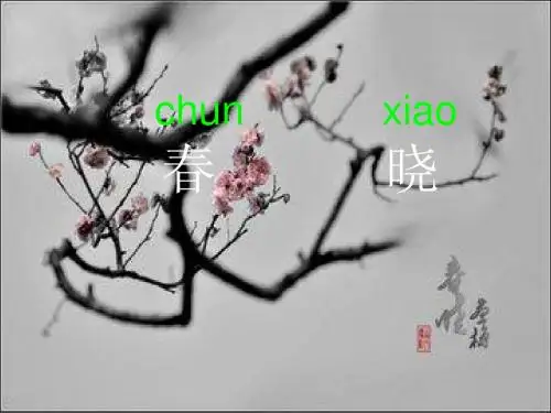 《春晓》PPt课件