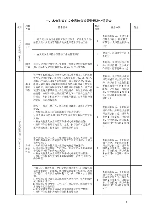 2017年度版标准化考核评分.doc