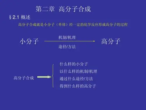 高分子物理和化学2