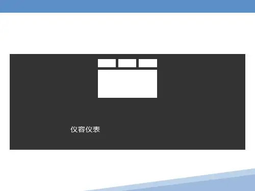仪容仪表主题班会课