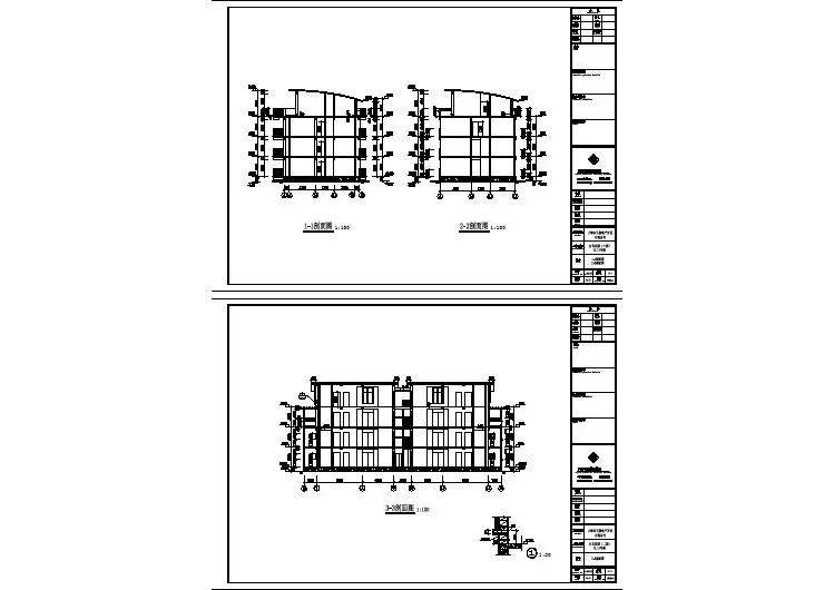 上海万科白马花园'Ⅱ建筑施工图_第10号11号楼剖面图_九舍会g房地产建筑图纸