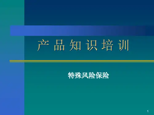 特殊风险保险