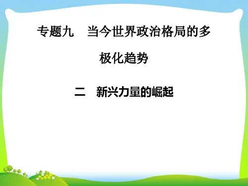 新兴力量的崛起-课件
