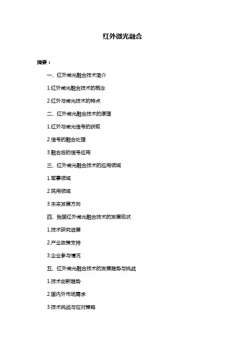 红外微光融合