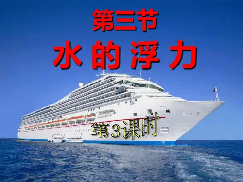 1第三节水的浮力(第3、4课时)课案