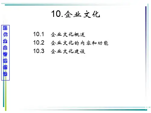 企业文化(2)ppt课件