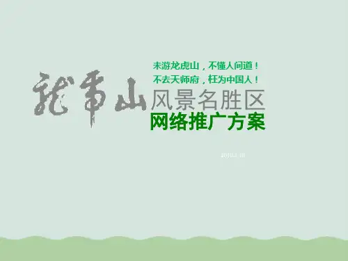 旅游项目网络营销推广方案PPT(共73页)
