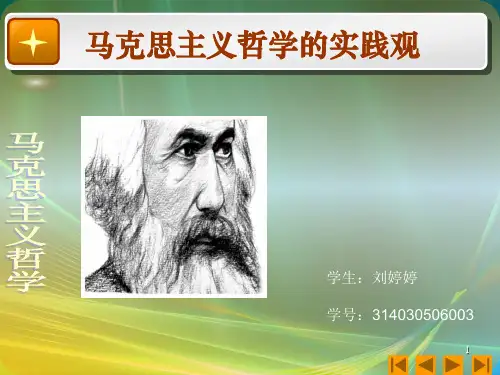 马克思主义哲学实践观ppt课件