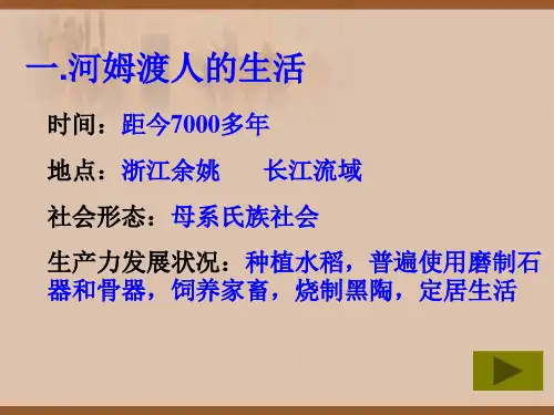 第二课原始的农耕生活