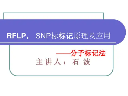 RFLP,SNP标记