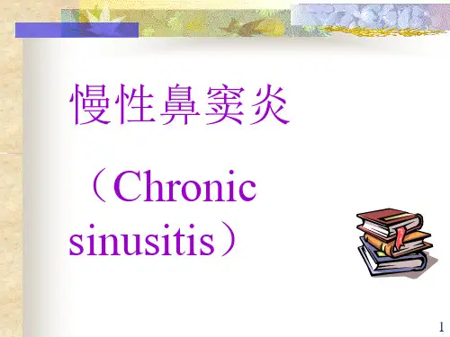 慢性鼻窦炎ppt模板