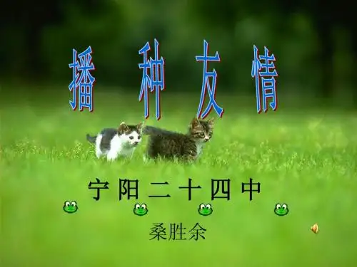 播种友情