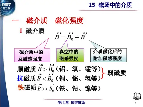 磁场中的磁介质ppt