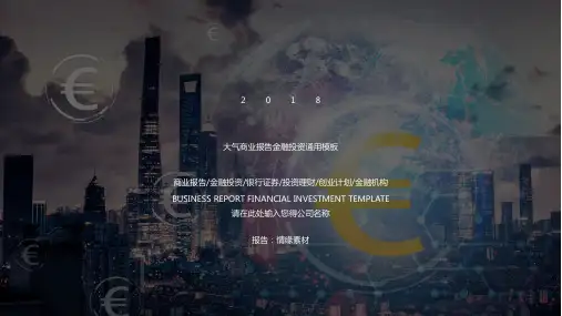 银行金融投资理财PPT模板证券保险基金公司财务分析报告总结ppt (67)