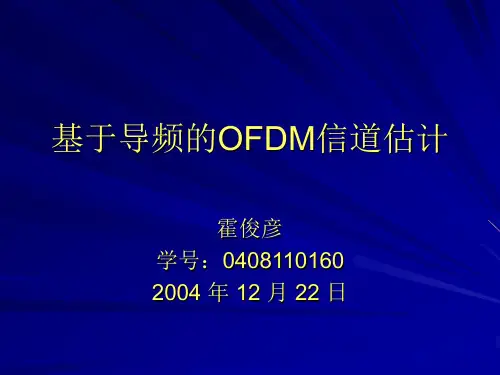 基于导频的OFDM信道估计