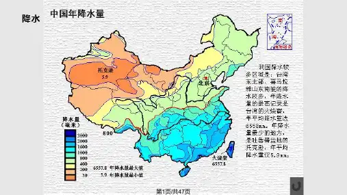 中国气候降水PPT课件