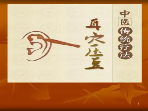 耳穴压豆ppt课件