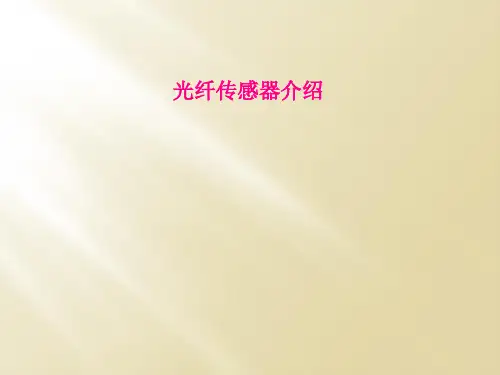 光纤传感器介绍