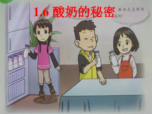 《酸奶的秘密》PPT公开课课件粤教版小学2