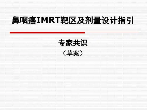 鼻咽癌IMRT靶区及剂量设计指引【32页】